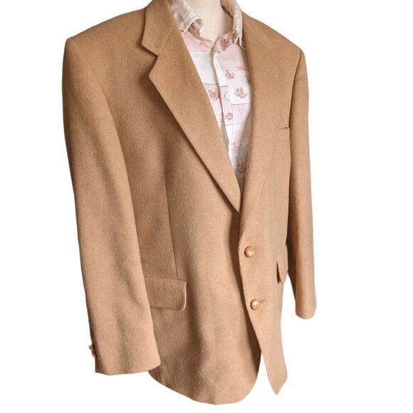 Sterling & Hunt tan vintage camel hair sports jacket - Picture 3 of 9